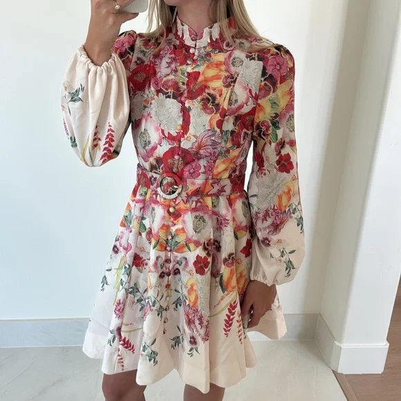 Floral Mini Dress - Picture 5 of 6